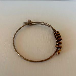 Alex and Ani snake bangle bracelet bronze